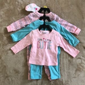 5 piece 6month girl set